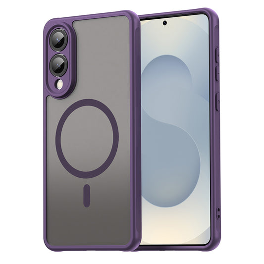 MagSafe Case for Samsung Galaxy S25 Edge S937, Techsuit, HaloFrost II, Purple