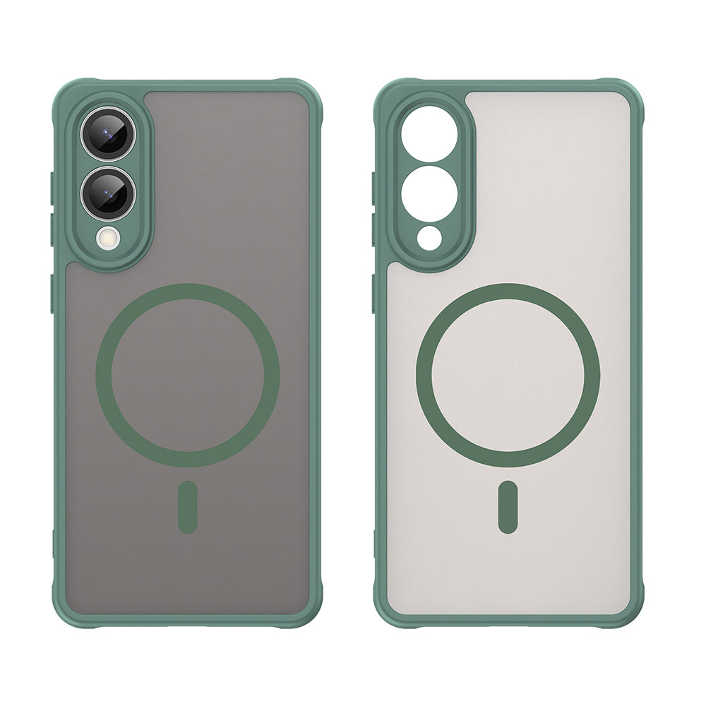 Capa MagSafe para Samsung Galaxy S25 Edge S937, Techsuit, HaloFrost II, Verde