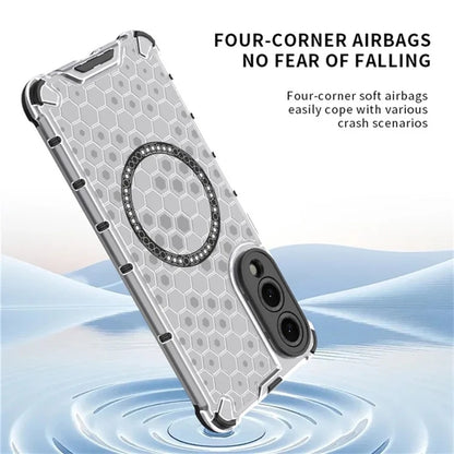 Capa MagSafe para Samsung Galaxy S25 Edge S937, Techsuit, HoneyComb Shield, Preta