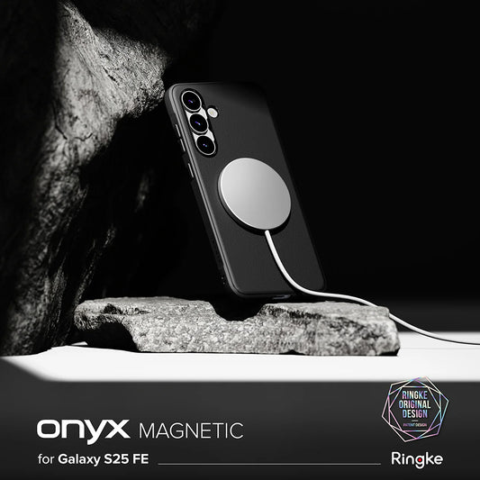 Capa MagSafe para Samsung Galaxy S25 FE, Ringke, Onyx, Preta