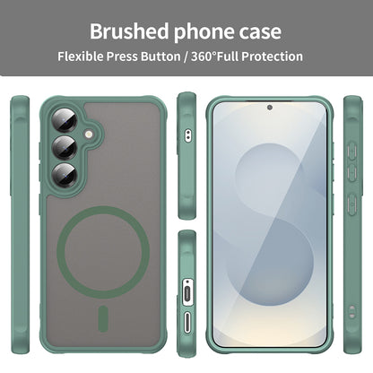 Capa MagSafe para Samsung Galaxy S25 FE, Techsuit, HaloFrost II, Verde