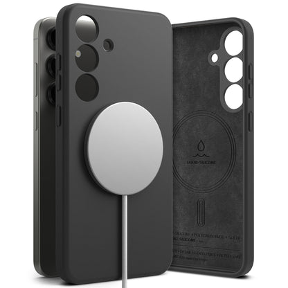 Capa MagSafe para Samsung Galaxy S25+ S936, Ringke, Silicone, Preta