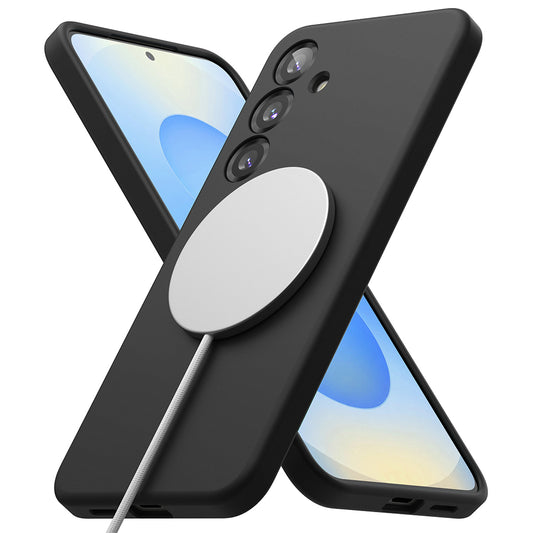 Capa MagSafe para Samsung Galaxy S25+ S936, Ringke, Silicone, Preta