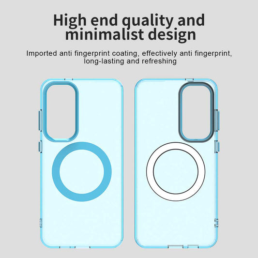 Capa MagSafe para Samsung Galaxy S25+ S936 / S24+ S926, Techsuit, CandyCase, Azul