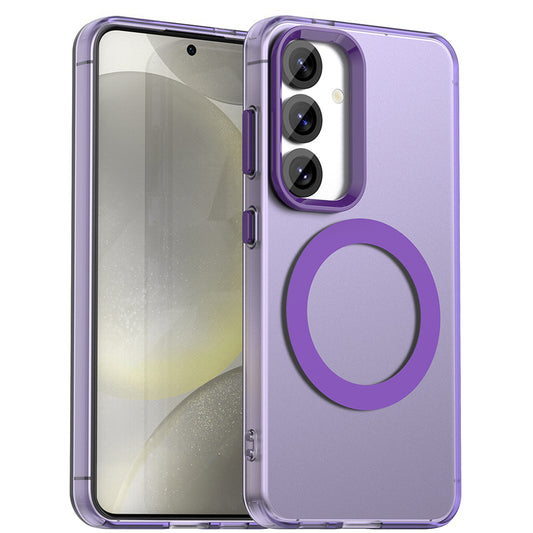Capa MagSafe para Samsung Galaxy S25+ S936 / S24+ S926, Techsuit, CandyCase, Roxo