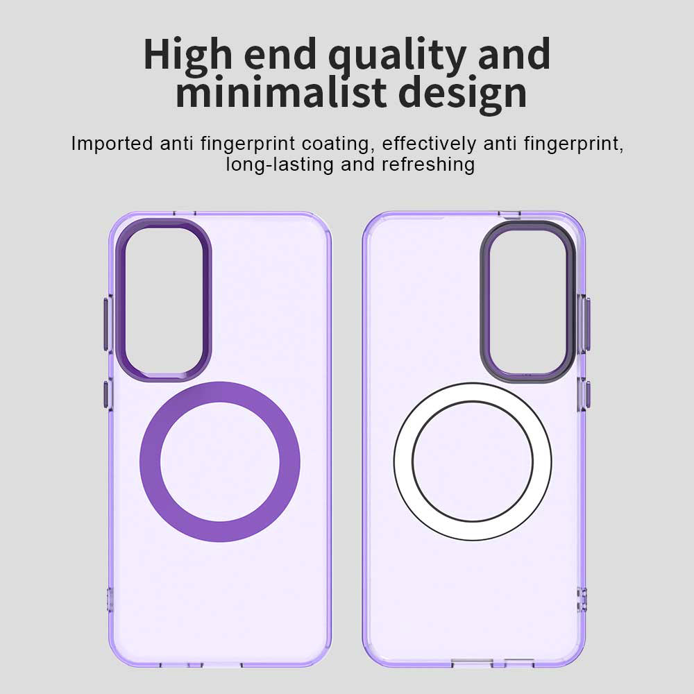 Capa MagSafe para Samsung Galaxy S25+ S936 / S24+ S926, Techsuit, CandyCase, Roxo