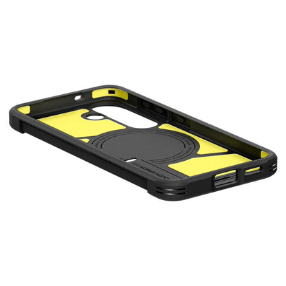 Capa MagSafe para Samsung Galaxy S25+ S936, Spigen, Tough Armor, Verde ACS08989