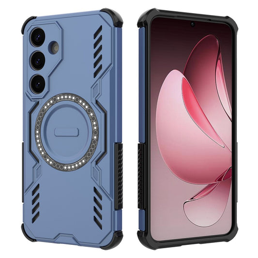 Capa MagSafe para Samsung Galaxy S25+ S936, Techsuit, ArmorMag, Azul