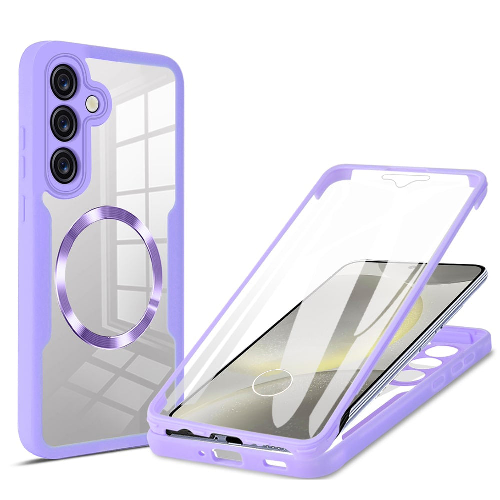 Capa MagSafe para Samsung Galaxy S25+ S936, Techsuit, ColorVerse 360, Roxo
