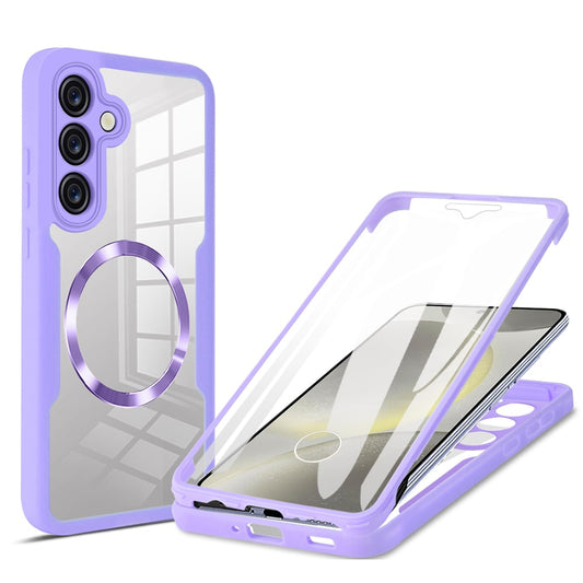 MagSafe Case for Samsung Galaxy S25+ S936, Techsuit, ColorVerse 360, Purple
