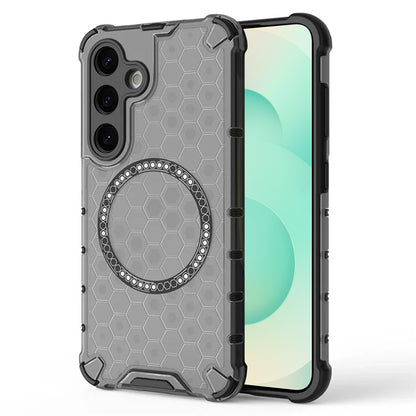 Capa MagSafe para Samsung Galaxy S25+ S936, Techsuit, HoneyComb Shield, Preta