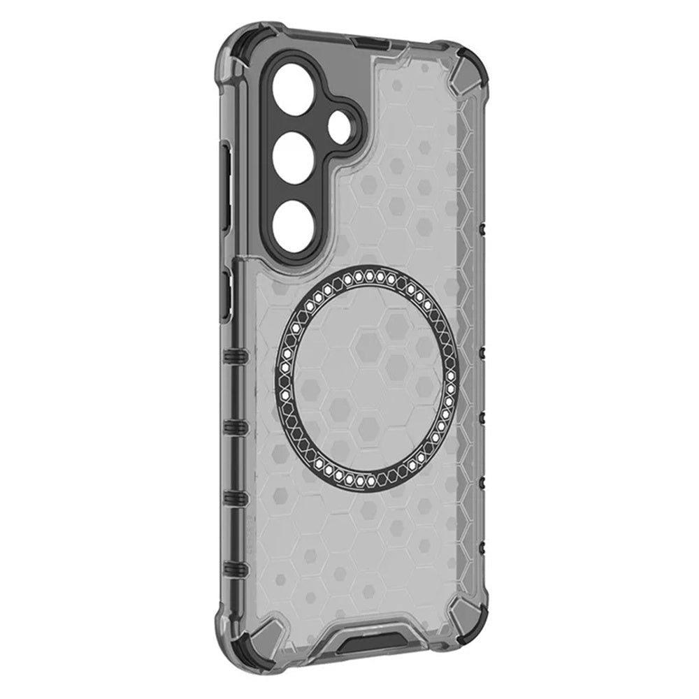 Capa MagSafe para Samsung Galaxy S25+ S936, Techsuit, HoneyComb Shield, Preta