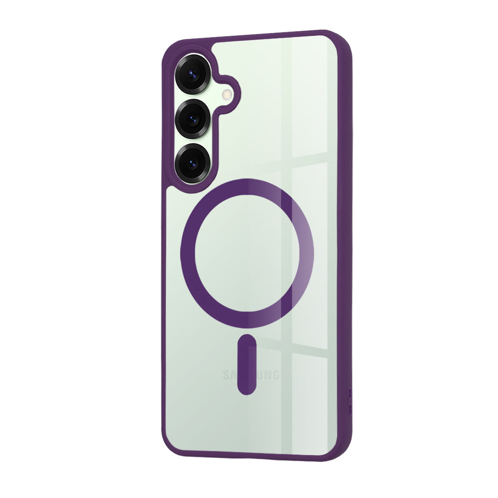 Capa MagSafe para Samsung Galaxy S25+ S936, Techsuit, Pro, Roxo