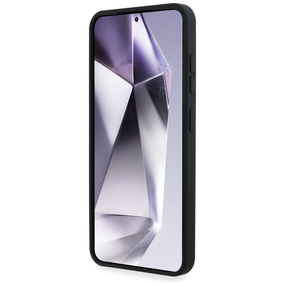 Capa MagSafe para Samsung Galaxy S25 S931, Karl Lagerfeld, Silicone Double Heads, Preta