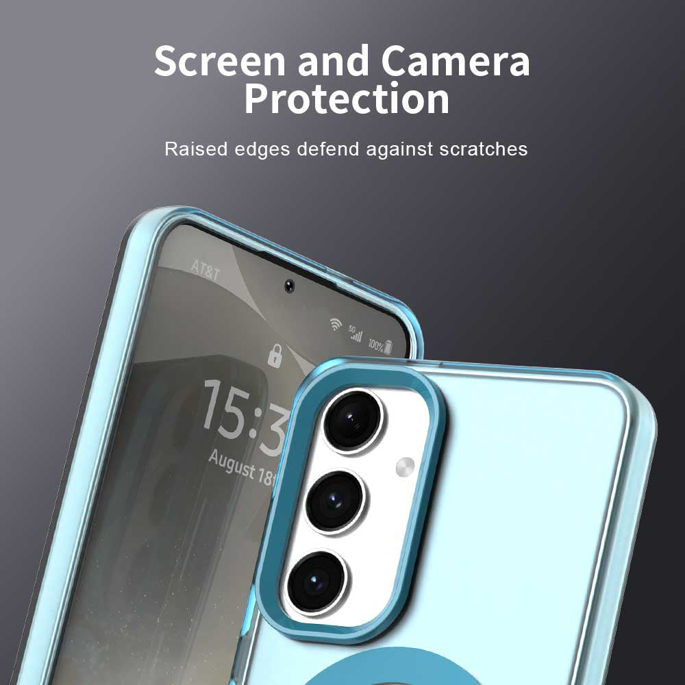 Capa MagSafe para Samsung Galaxy S25 S931 / S24 S921, Techsuit, CandyCase, Azul