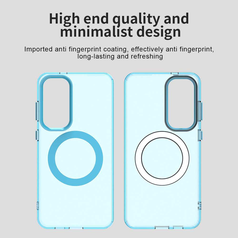 Capa MagSafe para Samsung Galaxy S25 S931 / S24 S921, Techsuit, CandyCase, Azul