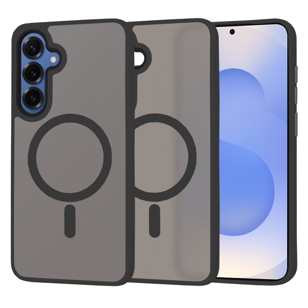 Capa MagSafe para Samsung Galaxy S25 S931, Techsuit, HaloFrost, Preta