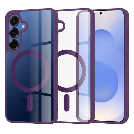 Capa MagSafe para Samsung Galaxy S25 S931, Techsuit, Pro, Roxo