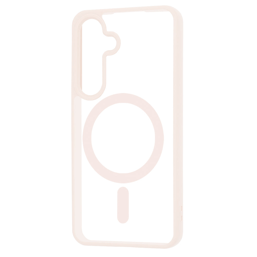 Capa MagSafe para Samsung Galaxy S25 S931, Techsuit, Pro, Rosa