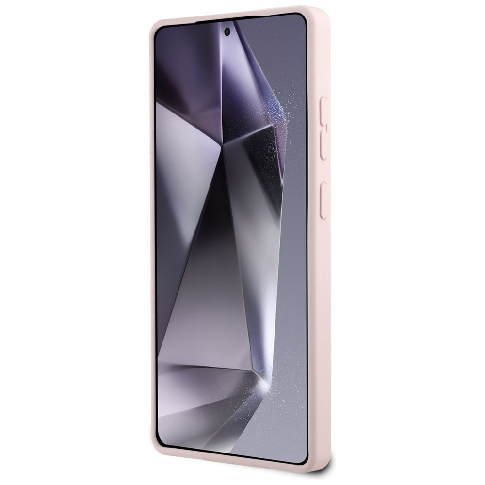 Capa MagSafe para Samsung Galaxy S25 Ultra S938, Karl Lagerfeld, Silicone Double Heads, Rosa