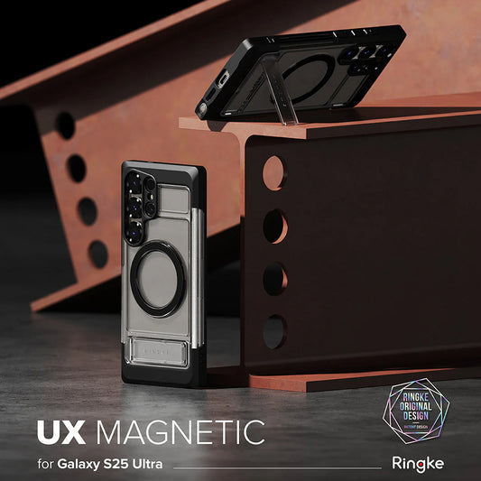 Capa MagSafe para Samsung Galaxy S25 Ultra S938, Ringke, UX, Transparente