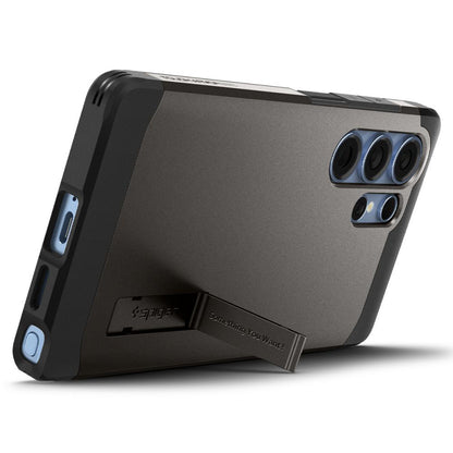 Capa MagSafe para Samsung Galaxy S25 Ultra S938, Spigen, Tough Armor, Cinza