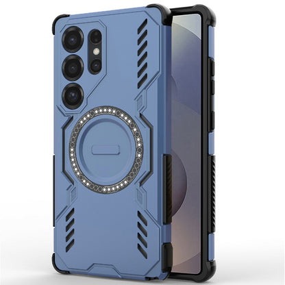 Capa MagSafe para Samsung Galaxy S25 Ultra S938, Techsuit, ArmorMag, Azul
