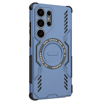 Capa MagSafe para Samsung Galaxy S25 Ultra S938, Techsuit, ArmorMag, Azul
