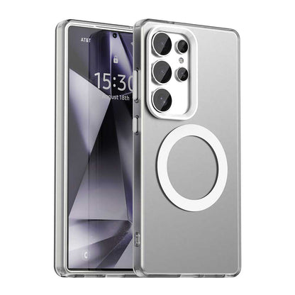 Capa MagSafe para Samsung Galaxy S25 Ultra S938, Techsuit, CandyCase, Branca