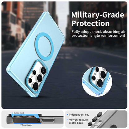 Capa MagSafe para Samsung Galaxy S25 Ultra S938, Techsuit, CandyCase, Azul