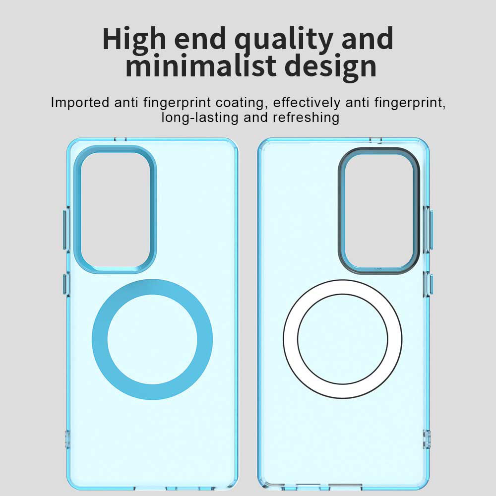 Capa MagSafe para Samsung Galaxy S25 Ultra S938, Techsuit, CandyCase, Azul