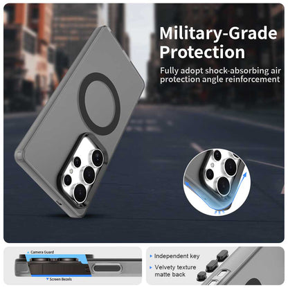 Capa MagSafe para Samsung Galaxy S25 Ultra S938, Techsuit, CandyCase, Preta