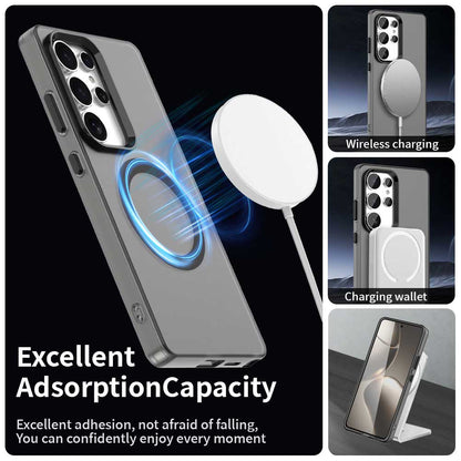 Capa MagSafe para Samsung Galaxy S25 Ultra S938, Techsuit, CandyCase, Preta