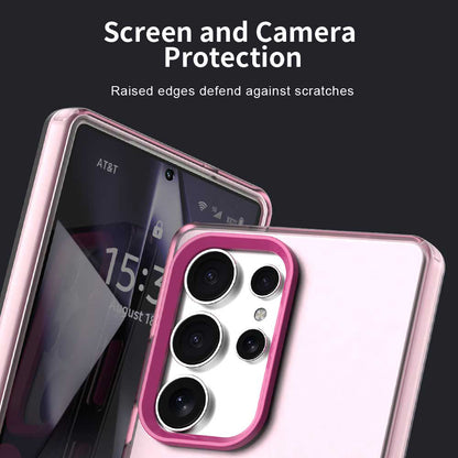 Capa MagSafe para Samsung Galaxy S25 Ultra S938, Techsuit, CandyCase, Rosa