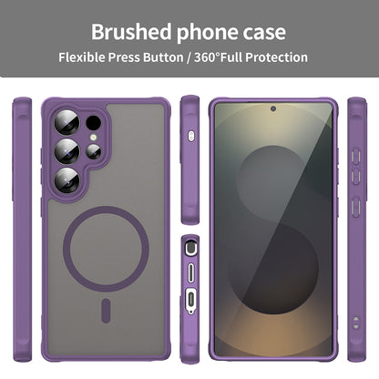 Capa MagSafe para Samsung Galaxy S25 Ultra S938, Techsuit, HaloFrost II, Roxo