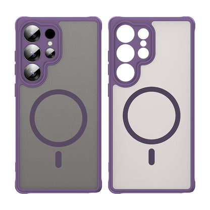 Capa MagSafe para Samsung Galaxy S25 Ultra S938, Techsuit, HaloFrost II, Roxo