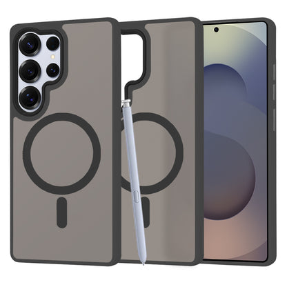 Capa MagSafe para Samsung Galaxy S25 Ultra S938, Techsuit, HaloFrost, Preta