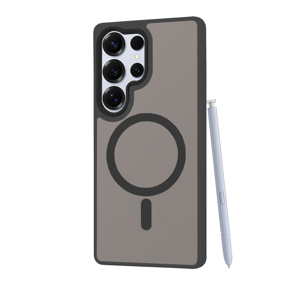 Capa MagSafe para Samsung Galaxy S25 Ultra S938, Techsuit, HaloFrost, Preta