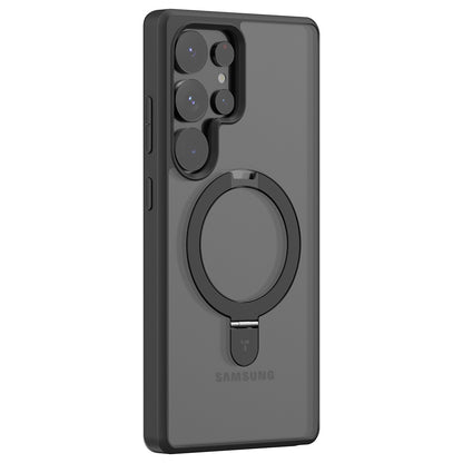 Capa MagSafe para Samsung Galaxy S25 Ultra S938, Torras, Ostand, Preta