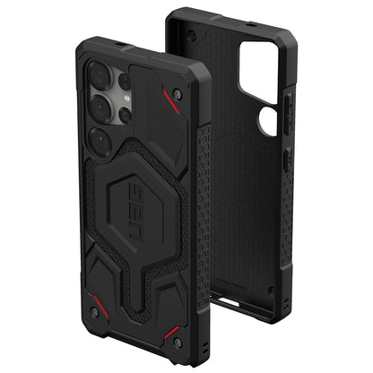 Capa MagSafe para Samsung Galaxy S25 Ultra S938, Urban Armor Gear, Monarch Pro Kevlar, Preta