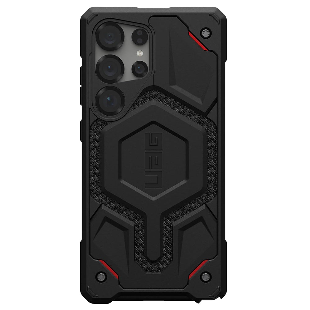 Capa MagSafe para Samsung Galaxy S25 Ultra S938, Urban Armor Gear, Monarch Pro Kevlar, Preta