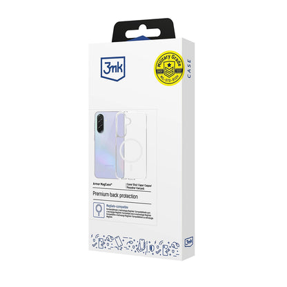 MagSafe Case for Samsung Galaxy S26, 3MK, Armor MagCase, Transparent