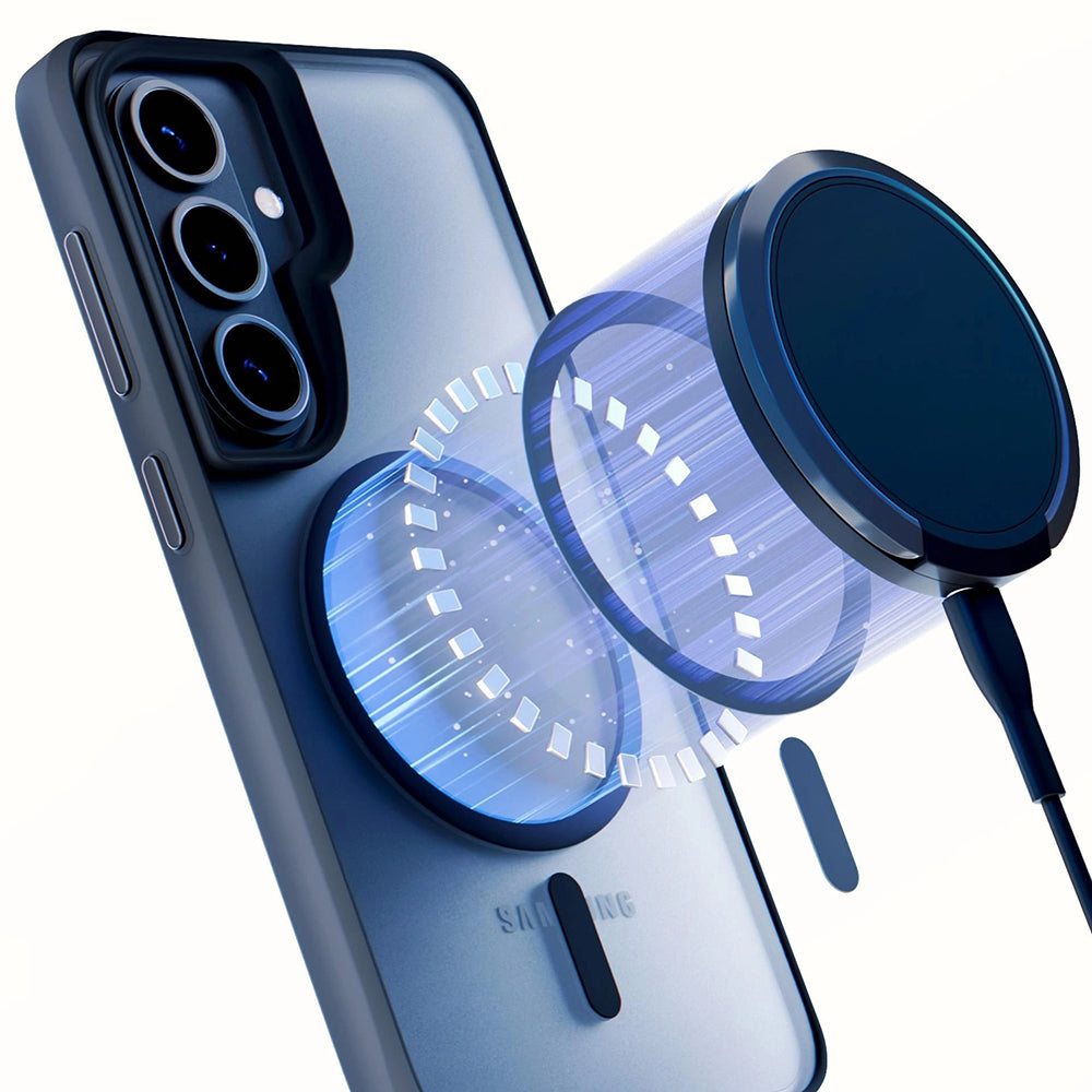 Capa MagSafe para Samsung Galaxy S26, 3MK, Satin Armor, Transparente