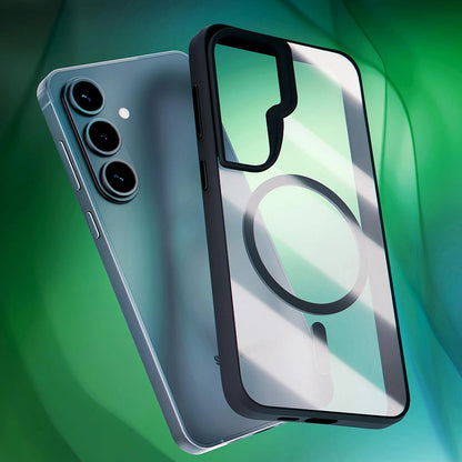 Capa MagSafe para Samsung Galaxy S26, 3MK, Satin Armor, Transparente