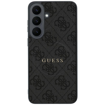 Capa MagSafe para Samsung Galaxy S26 FE S741, Guess, 4G Embossed Ring Classic Logo, Preta