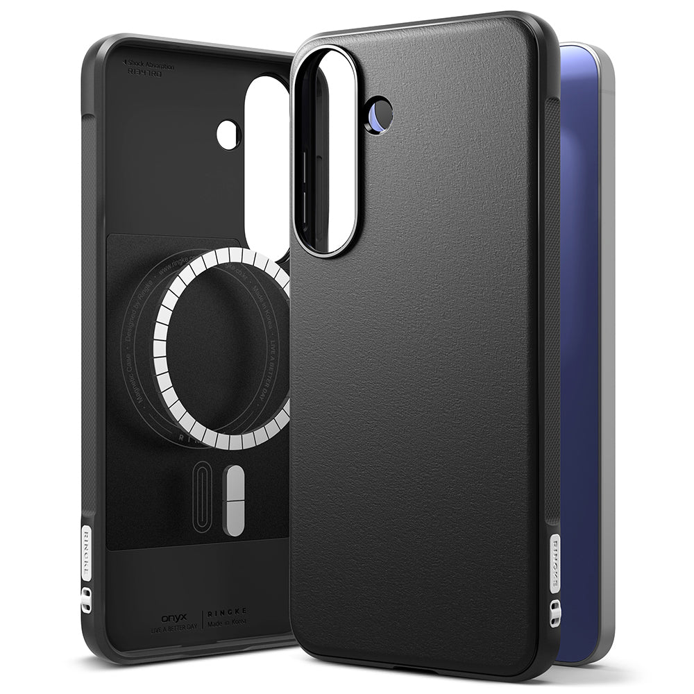 Capa MagSafe para Samsung Galaxy S26 FE S741, Ringke, Onyx, Preta
