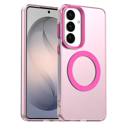 Capa MagSafe para Samsung Galaxy S26 FE S741, Techsuit, CandyCase, Rosa