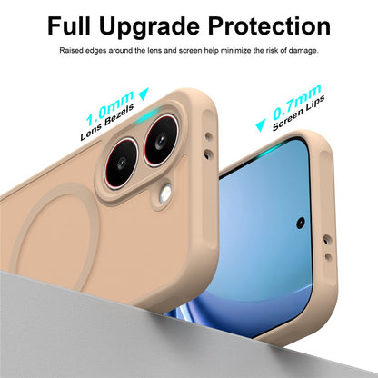 Capa MagSafe para Samsung Galaxy S26 FE S741, Techsuit, HaloFrost II, Dourada