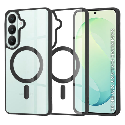 Capa MagSafe para Samsung Galaxy S26 FE S741, Techsuit, Pro, Preta
