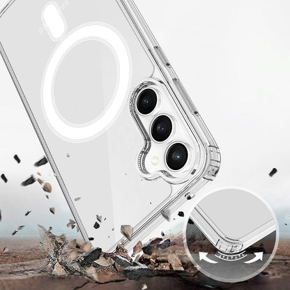 MagSafe Case for Samsung Galaxy S26 FE S741, Techsuit, Pro, Transparent